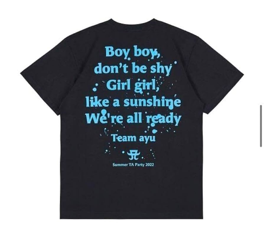 浜崎あゆみ　Tシャツ BLACK　「Summer TA Party 2022」 Amazon.co.jp: 浜崎あゆみ Summer TA Party 2022 Tシャツ 黒 XXL
